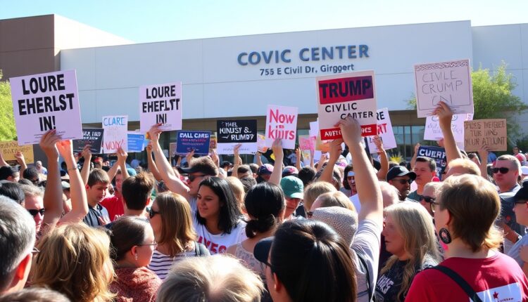 Gilbert Anti-Trump Protest