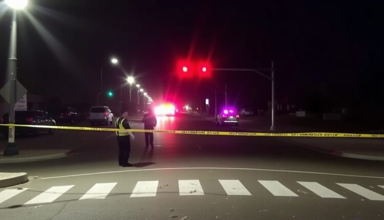 Man fatally struck jaywalking