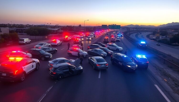 Mesa police chase crash