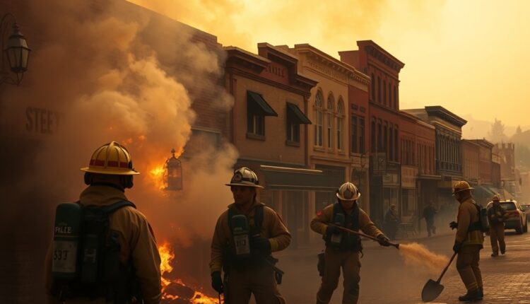 Prescott wildfire endangers downtown