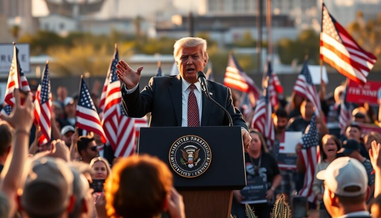 Trump rallies in Phoenix