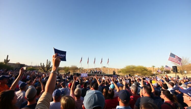 Trump Rally Phoenix Suburbs