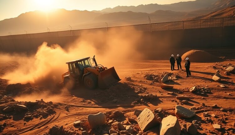 Border wall harms archaeology