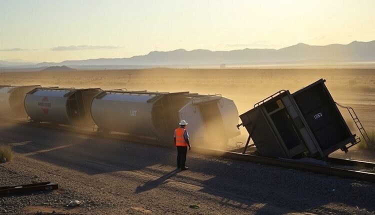 Union Pacific train derailment