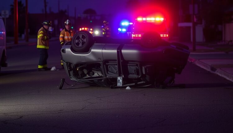 Fatal car rollover Phoenix